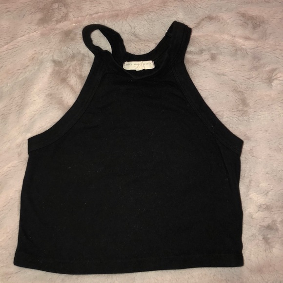 Urban Outfitters Black Crop Top - Picture 1 of 1